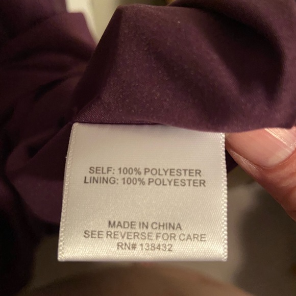 ModCloth plum party dress knee length - Picture 5 of 8